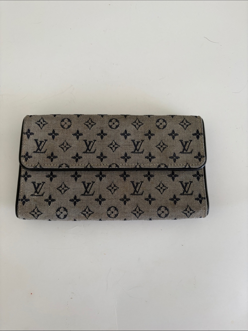 Louis Vuitton Monogram Canvas Continental Wallet in Navy